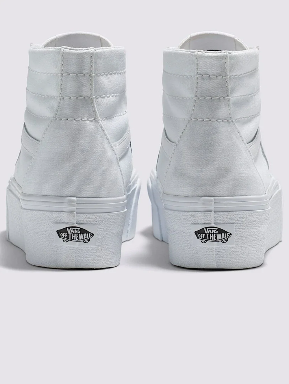 Vans Sk8-Hi Tapered Stackform Shoe in White Women's Size 7